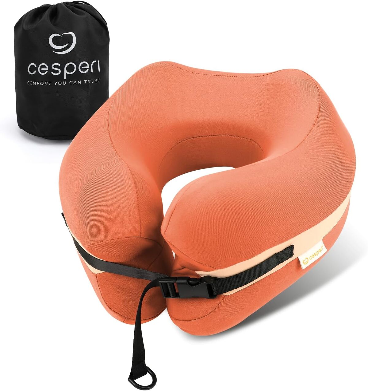 Test de l'oreiller de voyage Cesperi® : confort mémoire de forme pour petites tailles