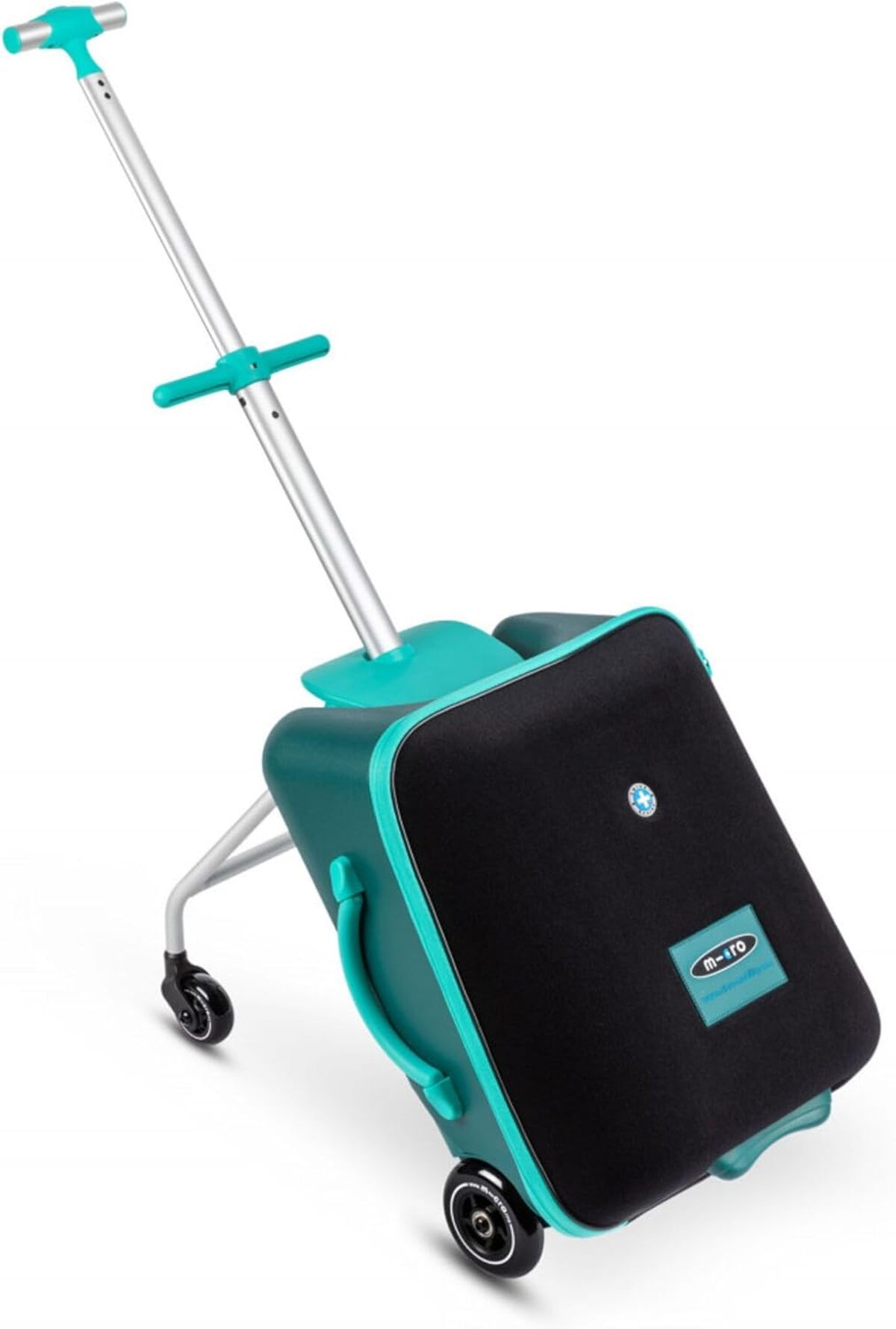 Test : micro Luggage Eazy trottinette-valise verte pour enfants