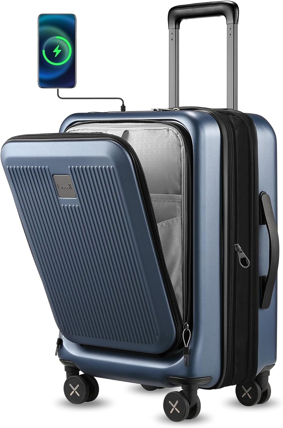 Test : valise LUGGEX cabine 56 cm avec USB et compartiment PC