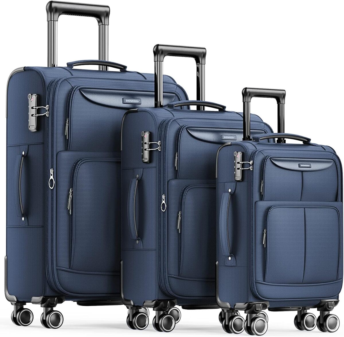 Test : valise SHOWKOO extensible et légère avec 4 roulettes silencieuses