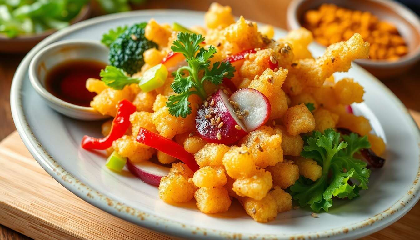 Recette Japonaise : kakiage Tempura de Légumes Croquants