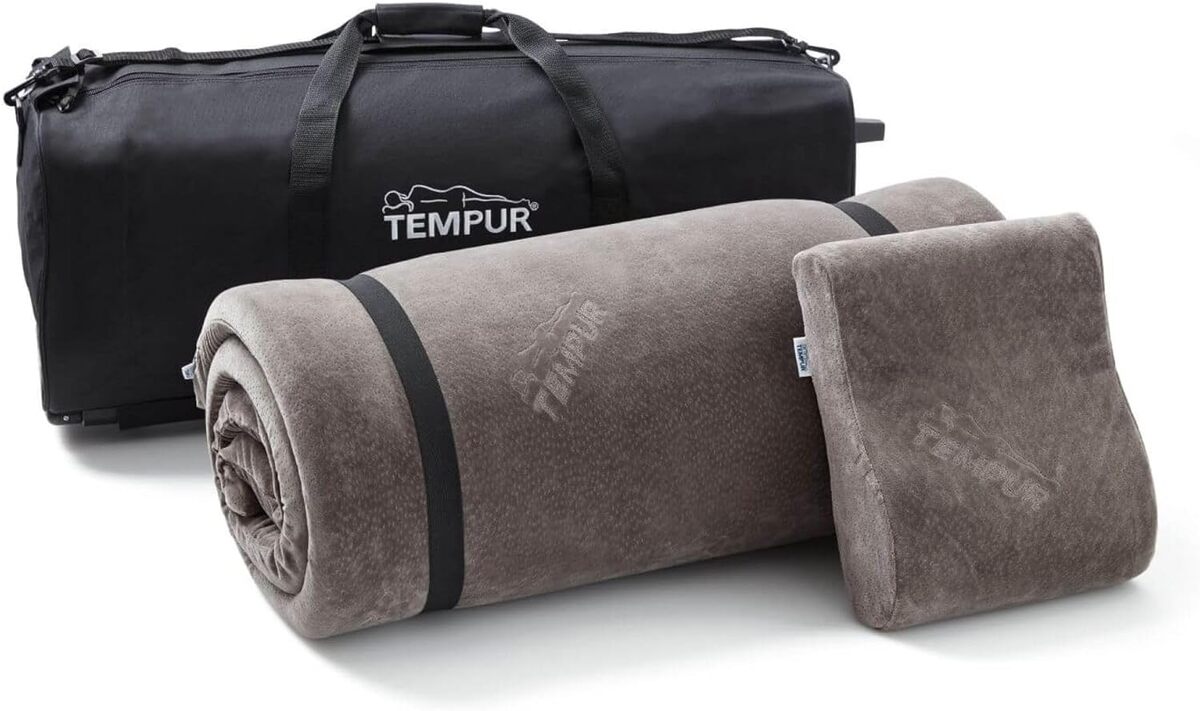 Test : tEMPUR Set de voyage pour déplacements, anthracite