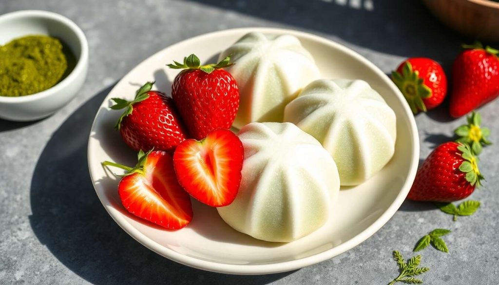 Recette Ichigo Daifuku Matcha : délice Japonais aux Fraises et Thé Vert