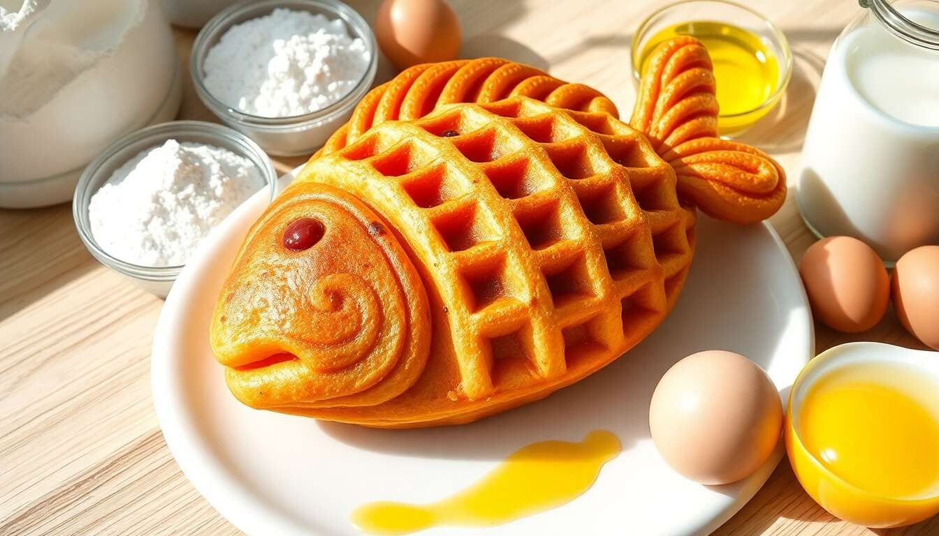 Recette de Taiyaki : gaufres Japonaises en Forme de Poisson