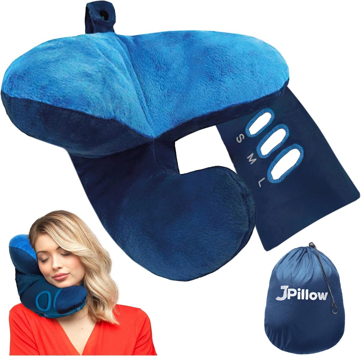 Test : coussin de voyage J-pillow bleu marine 2025