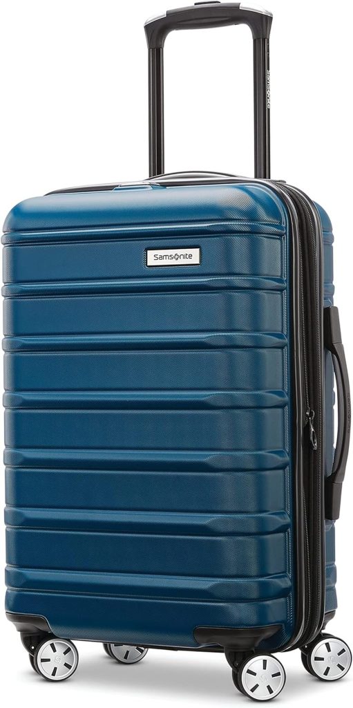 Test de la valise rigide extensible Samsonite Omni 2 bleu lagon