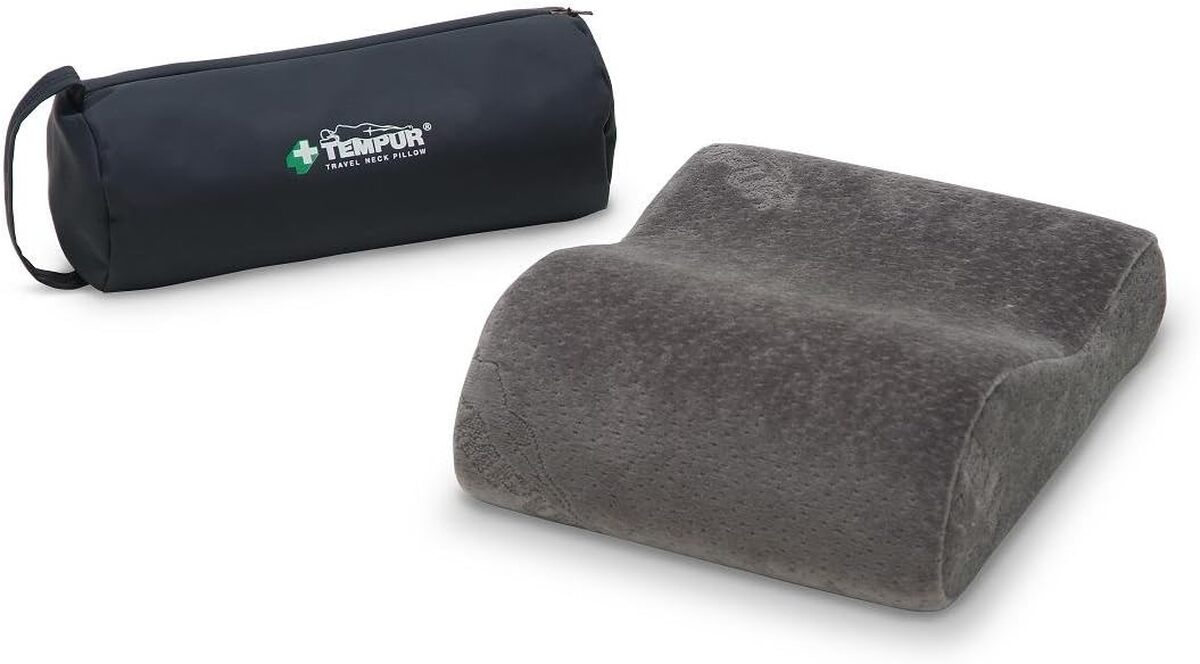 Test du coussin de voyage Tempur gris