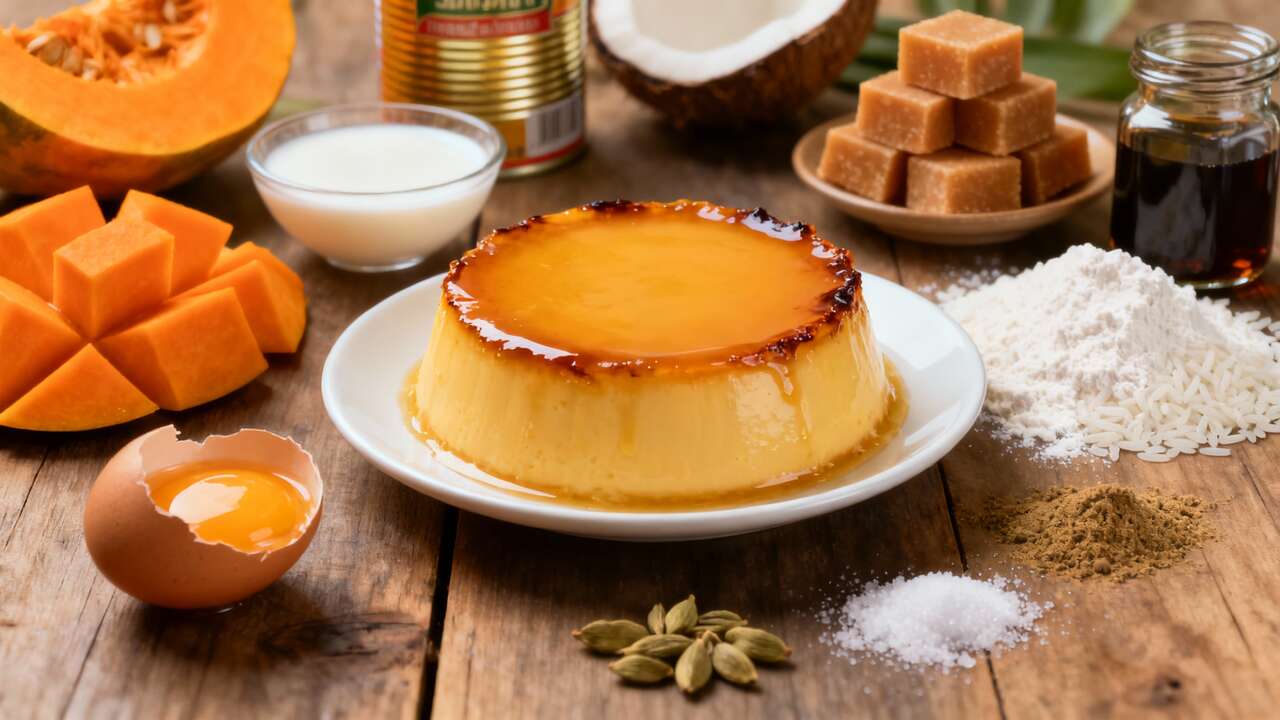 Recette de Flan Thaïlandais à la Citrouille