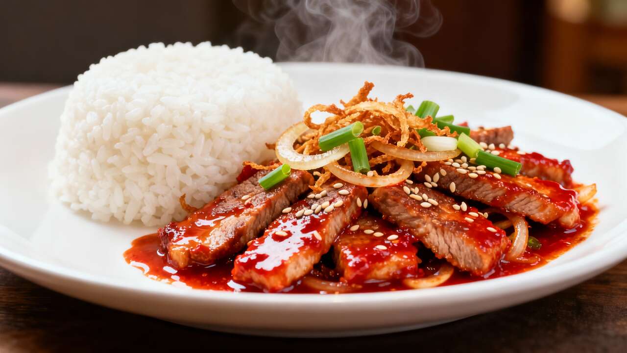 Porc Épicé Sauté Coréen : recette Authentique et Savoureuse