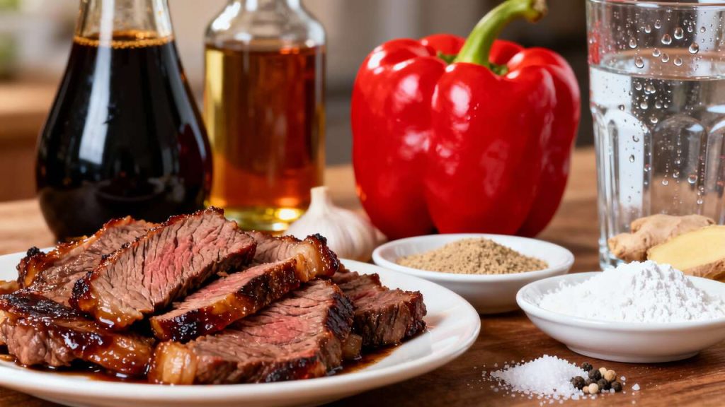 Boeuf sauté aux poivrons : recette savoureuse