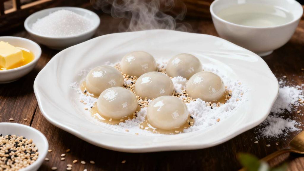 Recette de Tang Yuan aux graines de sésame noir