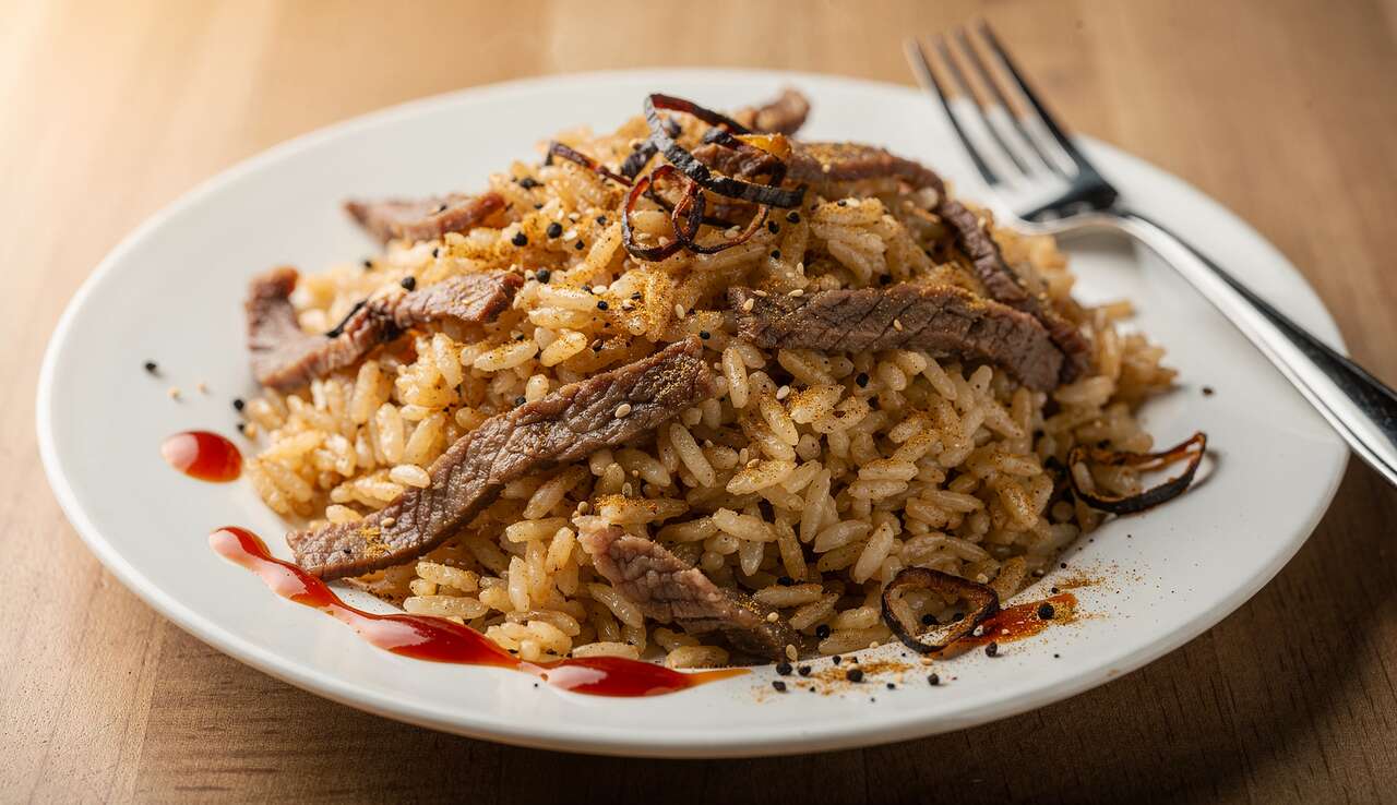Riz sauté au bœuf : recette savoureuse et facile à préparer