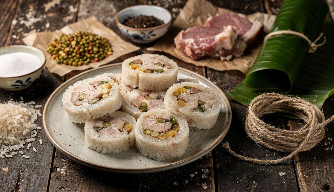 Recette de Bánh Tét : gâteau de Riz pour le Nouvel An