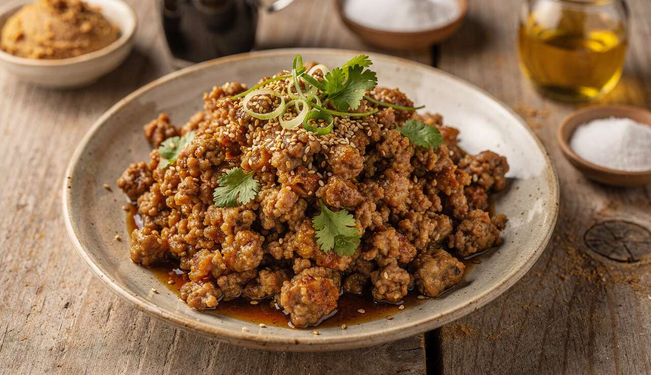 Porc haché au miso : recette délicieuse et facile