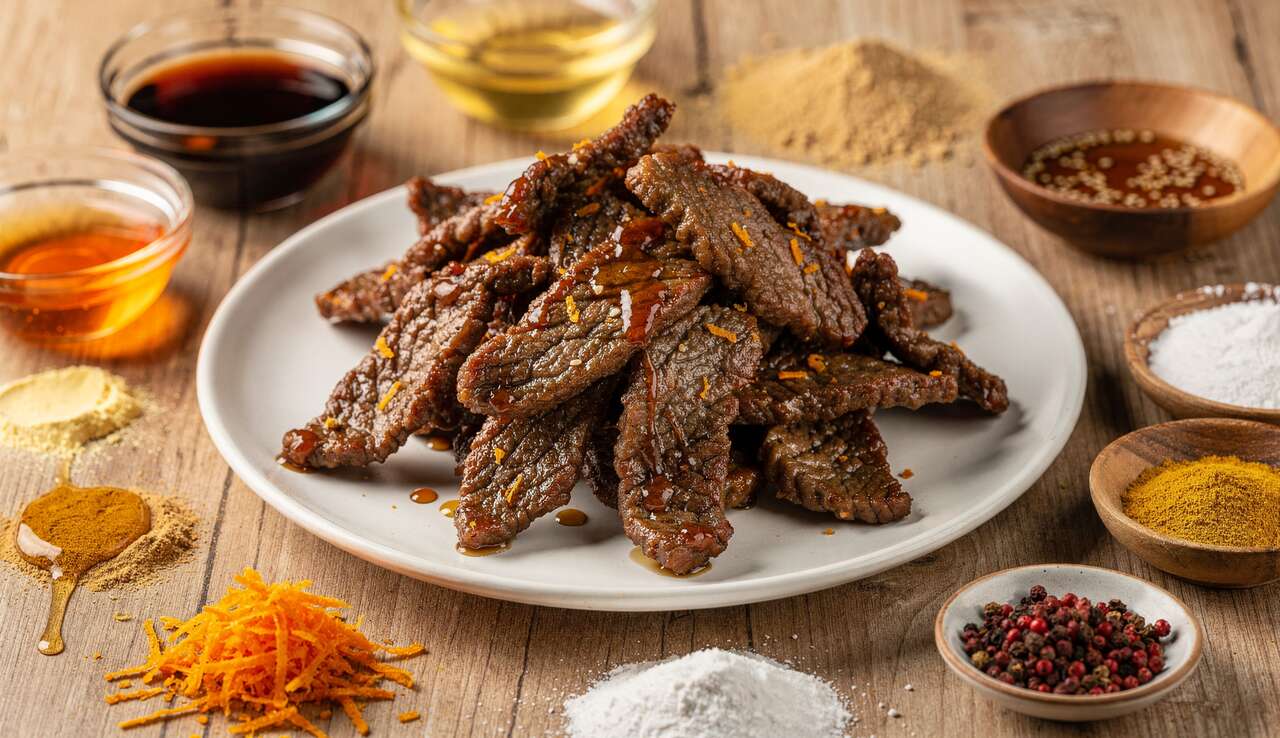 Bœuf Croustillant à l'Orange : recette Savoureuse