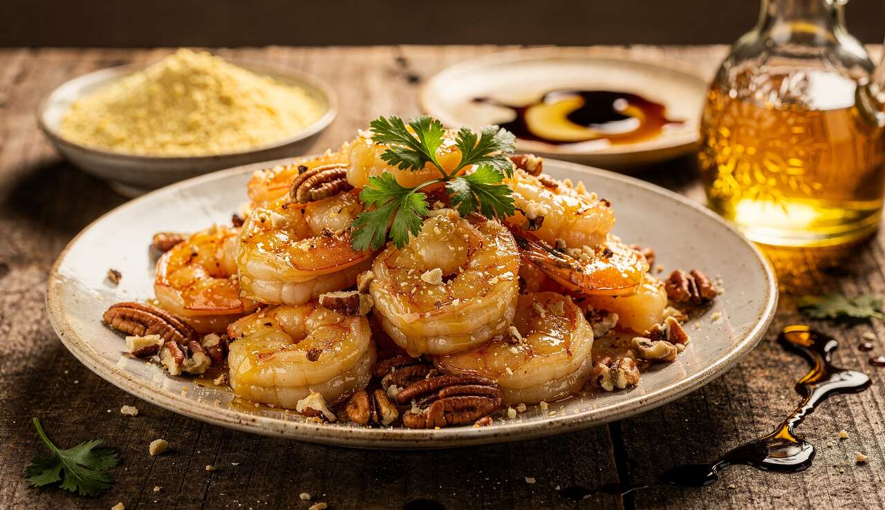 Crevettes miel et noix : une recette gourmande