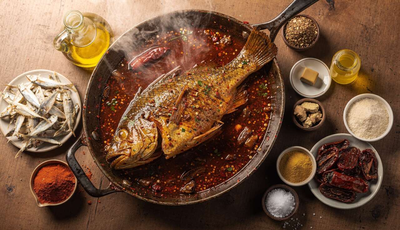 Poisson braisé : recette de sauce pimentée savoureuse