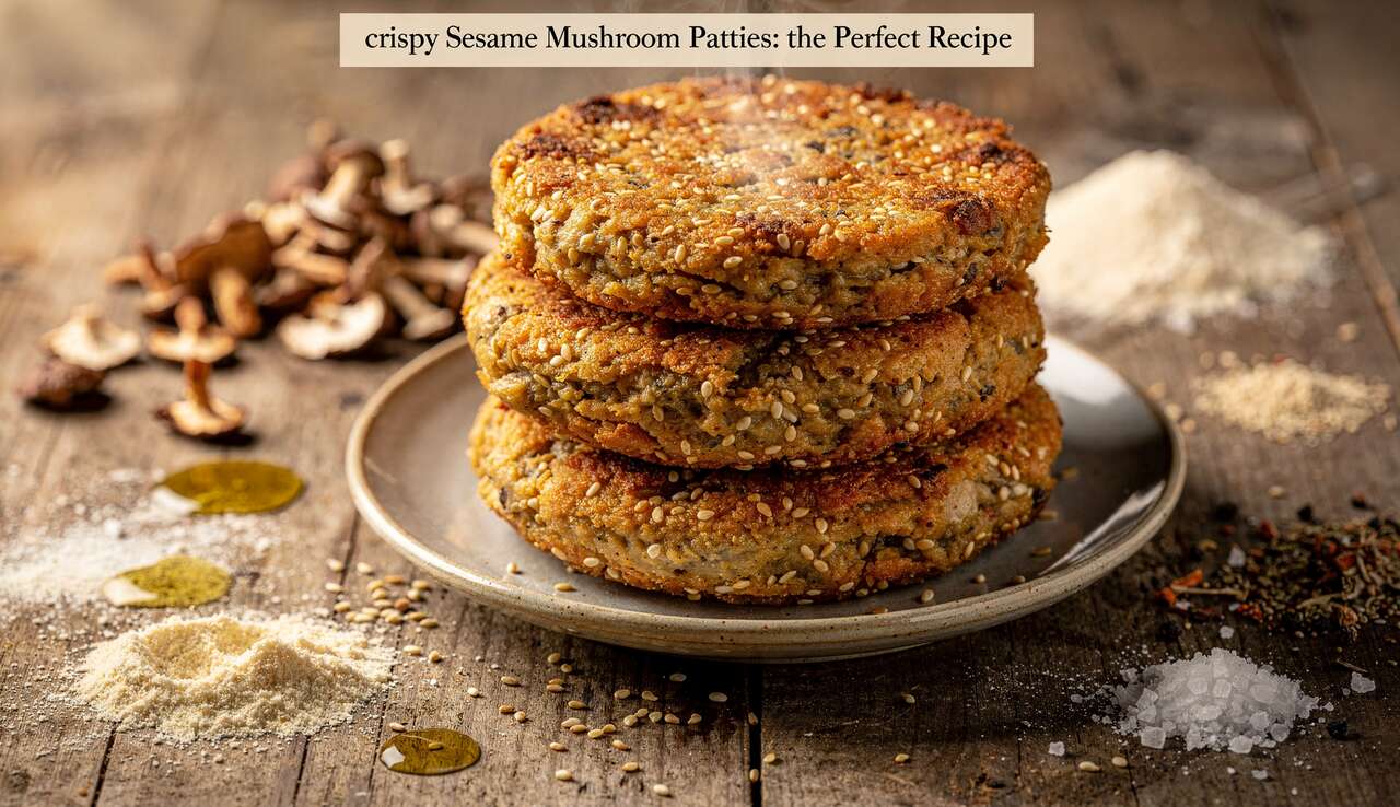 Galettes Croustillantes au Sésame et Champignons : la Recette Parfaite