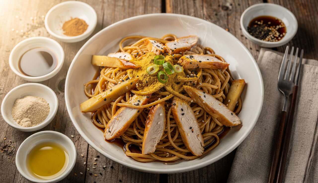 Recette de Chow Mein au Poulet Maison