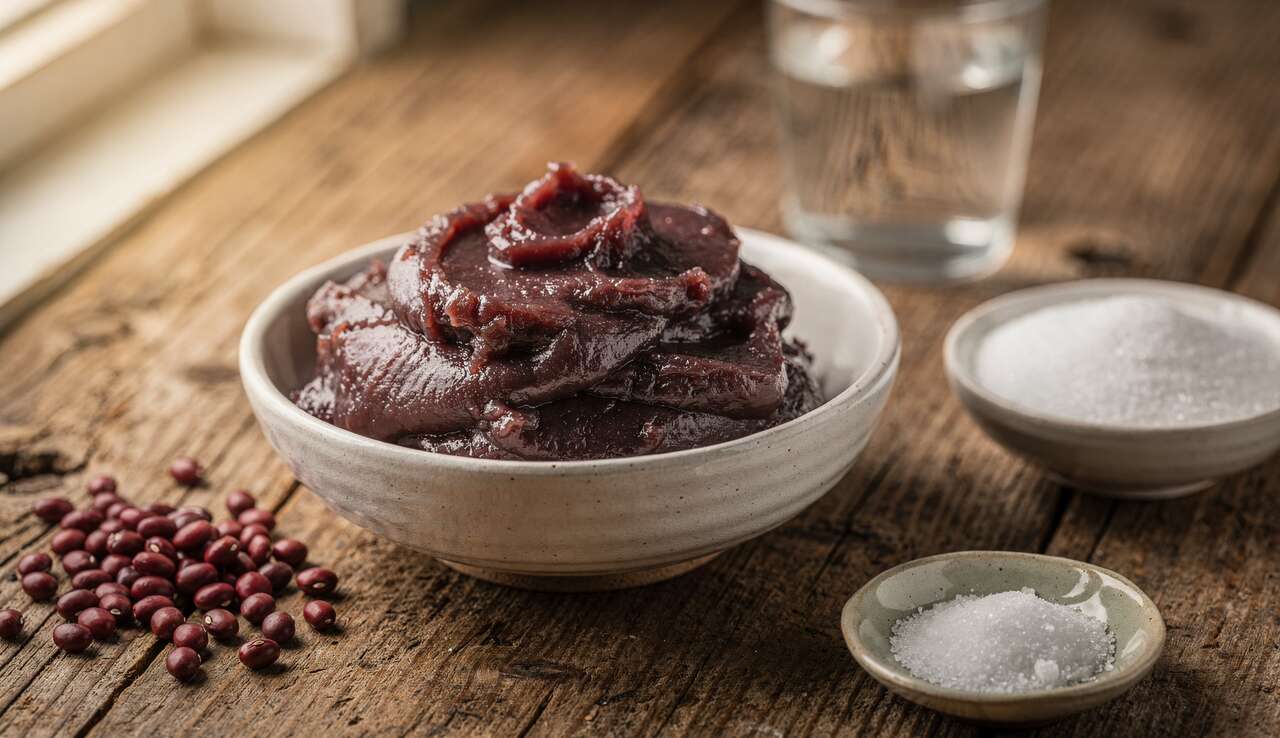 Recette d'Anko : pâte de haricots rouges sucrée maison