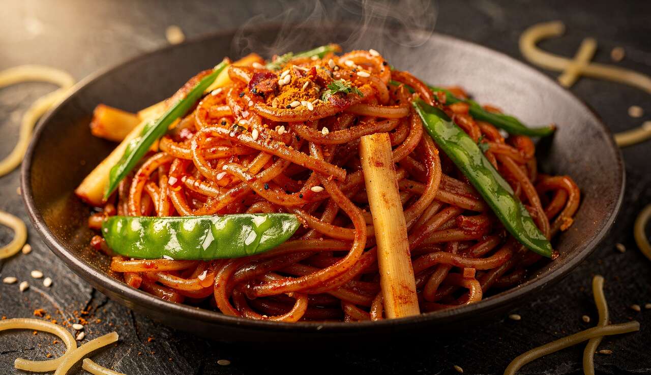 Recette de nouilles Singapour épicées et savoureuses