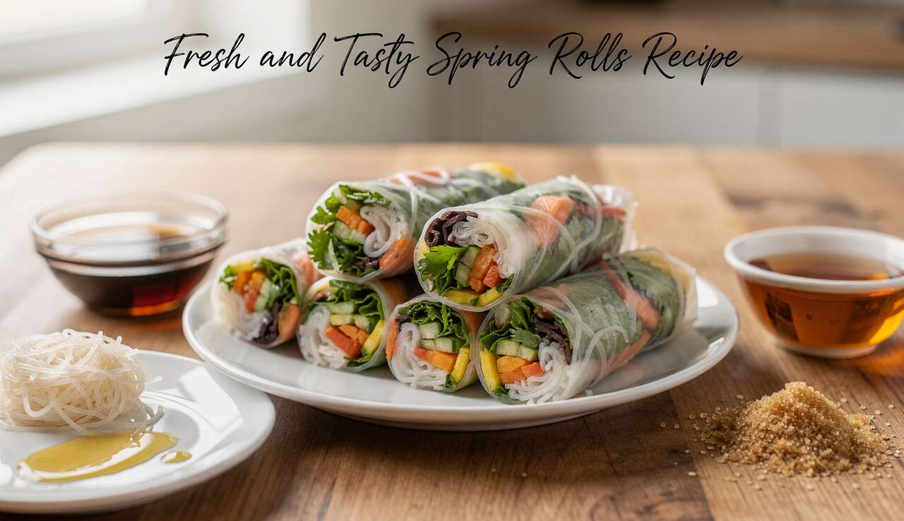 Recette de rouleaux de printemps frais et savoureux