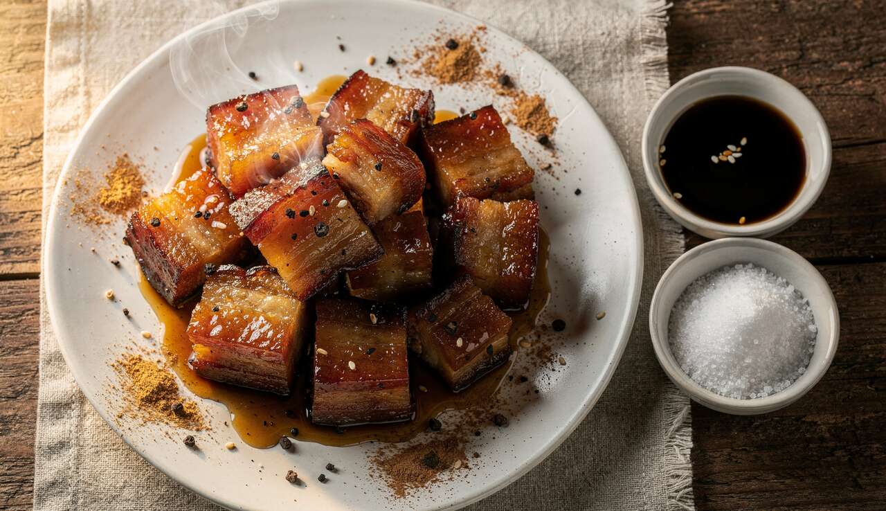Recette délicieuse de porc au caramel