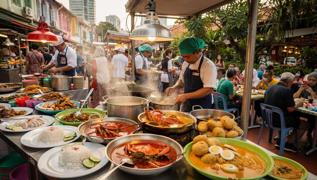 D&eacute;couvrir la gastronomie singapourienne