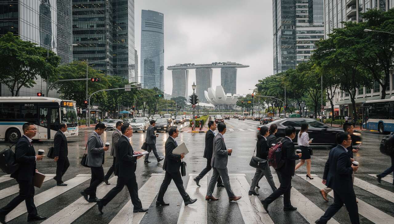 Combien de temps pour trouver un travail à Singapour ?