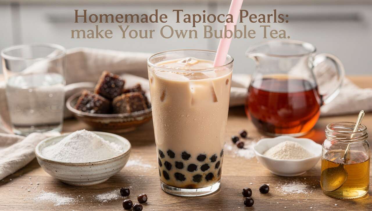 Recette de perles de tapioca maison : faites votre propre bubble tea