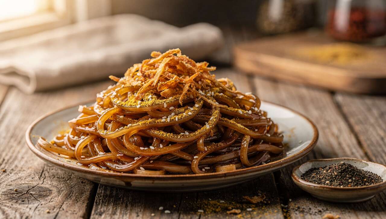Nouilles sautées au soja : recette savoureuse et facile