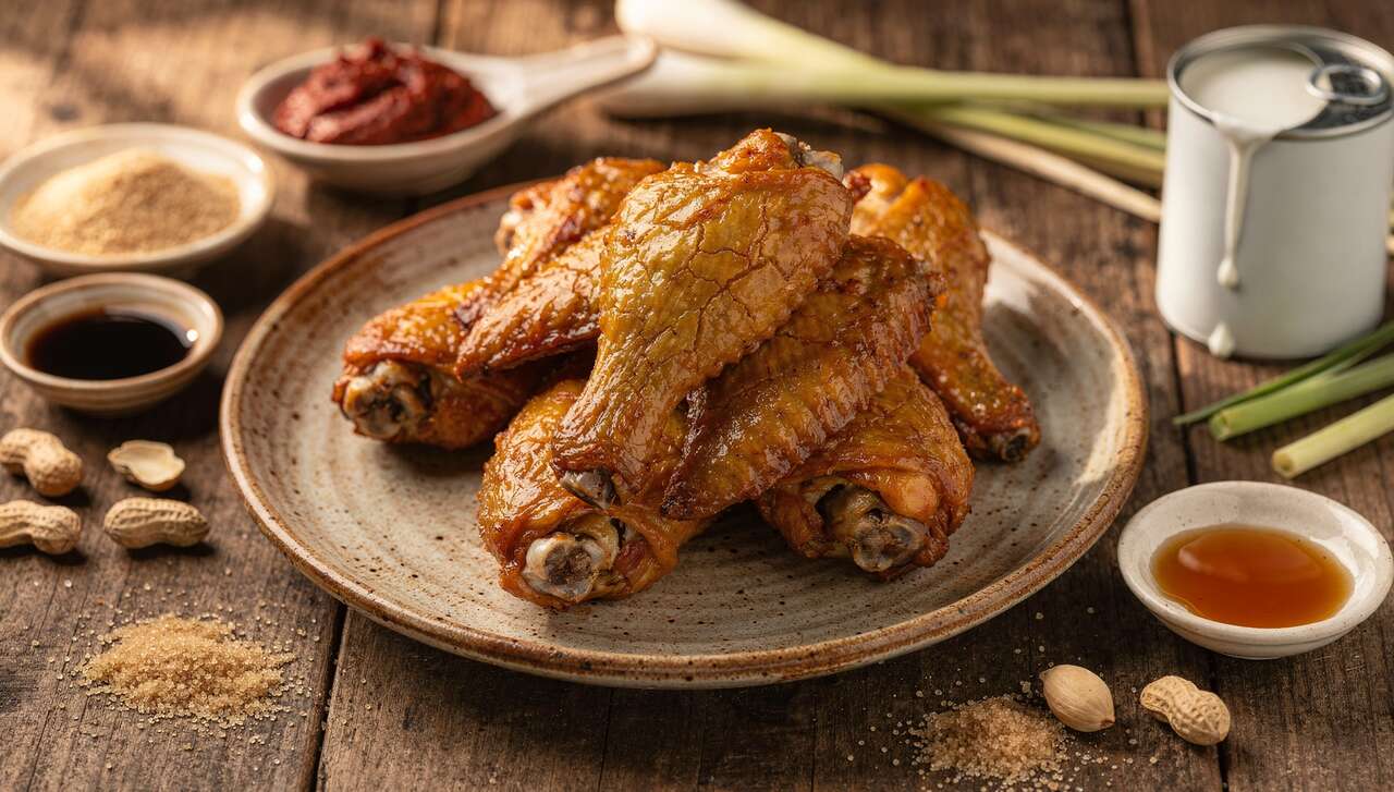 Ailes de poulet farcies à la thaïlandaise : recette savoureuse