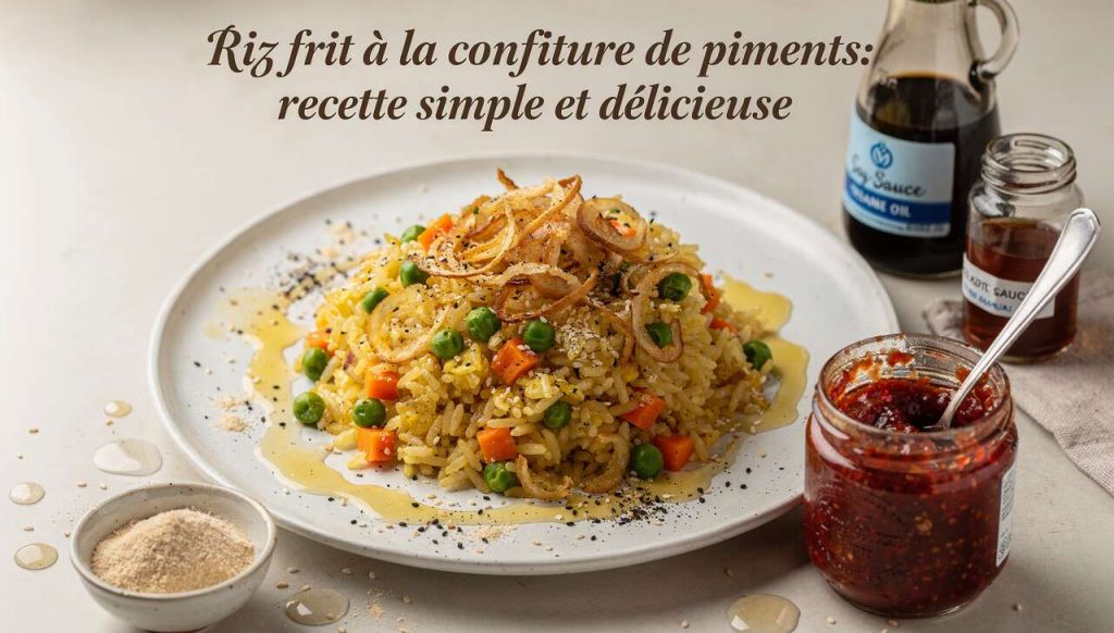 Riz frit à la confiture de piments : recette simple et délicieuse