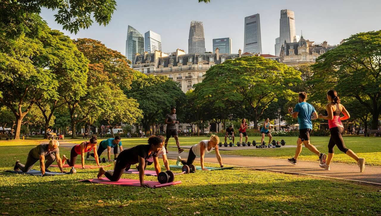 Singapour, un mod&egrave;le pour le fitness en france