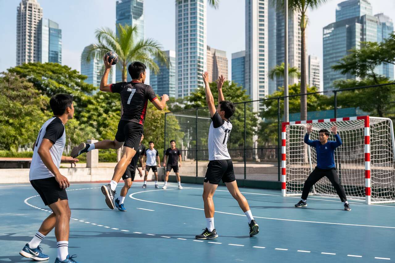 O&ugrave; pratiquer le handball &agrave; singapour : installations et clubs