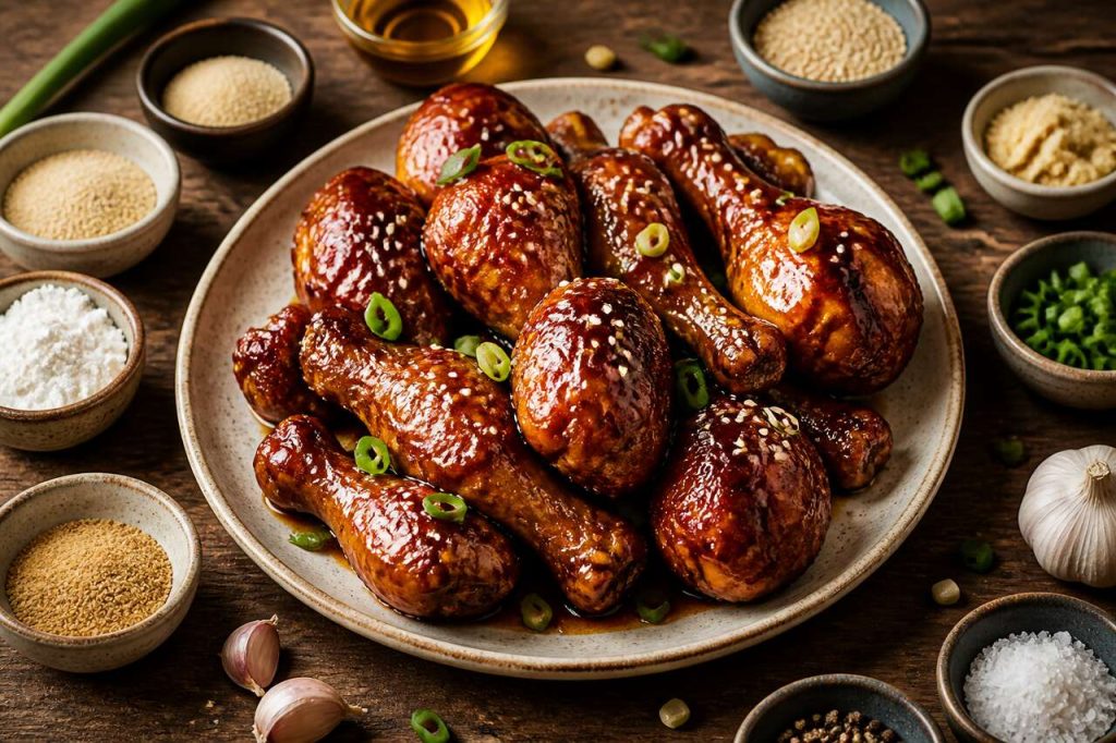 Pilons de poulet aux 5 épices chinoises : recette savoureuse et facile