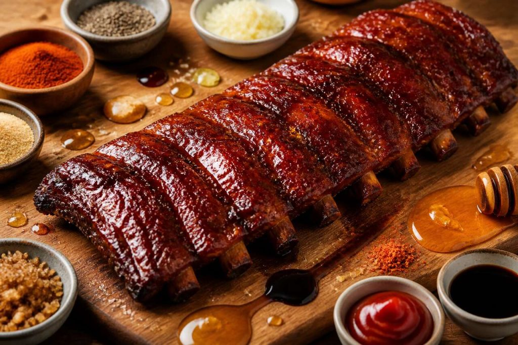 Travers de porc laqués : recette de barbecue ribs à la maison
