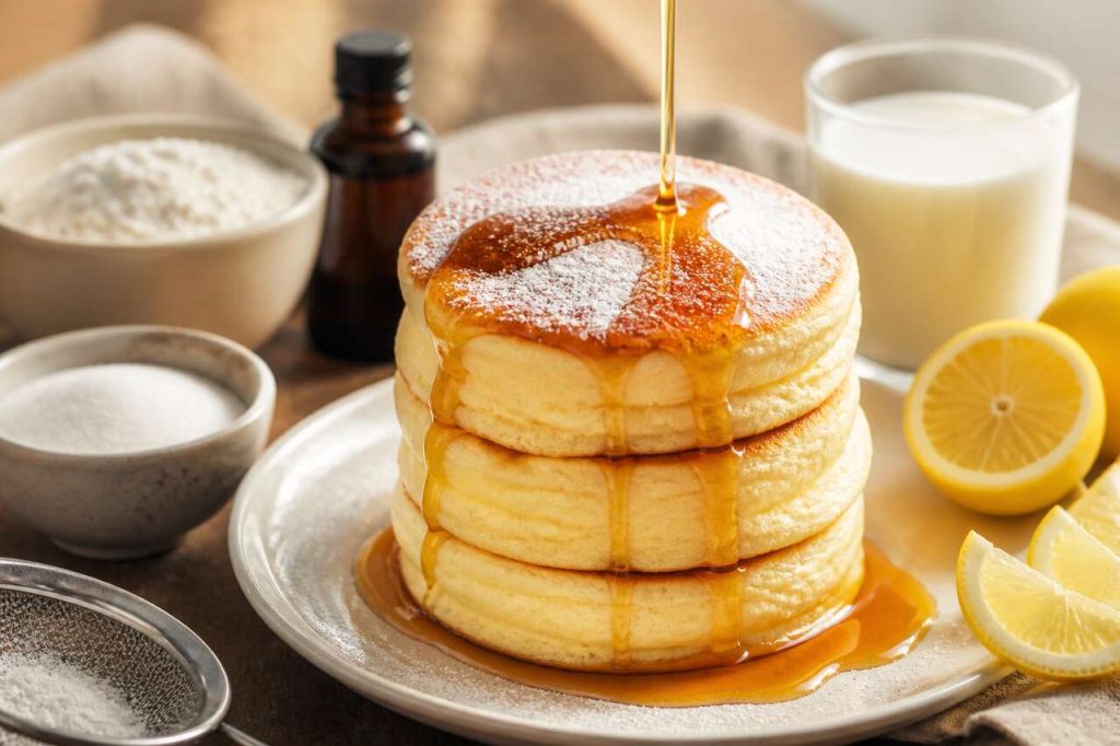 Recette des pancakes soufflés japonais : moelleux et délicieux