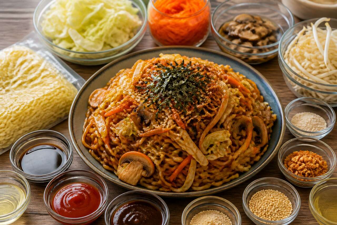 Recette nouilles yakisoba maison : un plat japonais savoureux