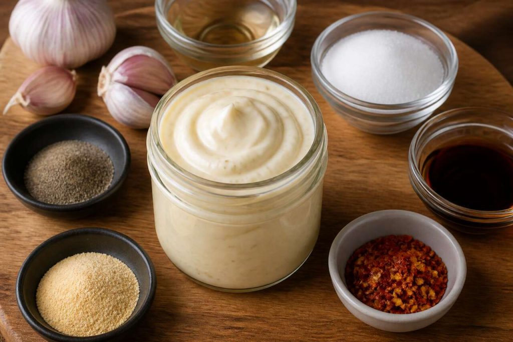 Recette : mayonnaise à l'ail pour Banh Mi