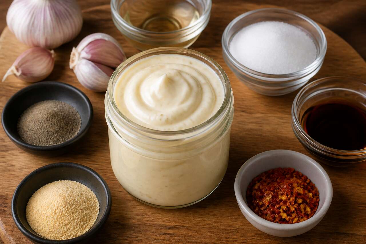 Recette : mayonnaise à l'ail pour Banh Mi