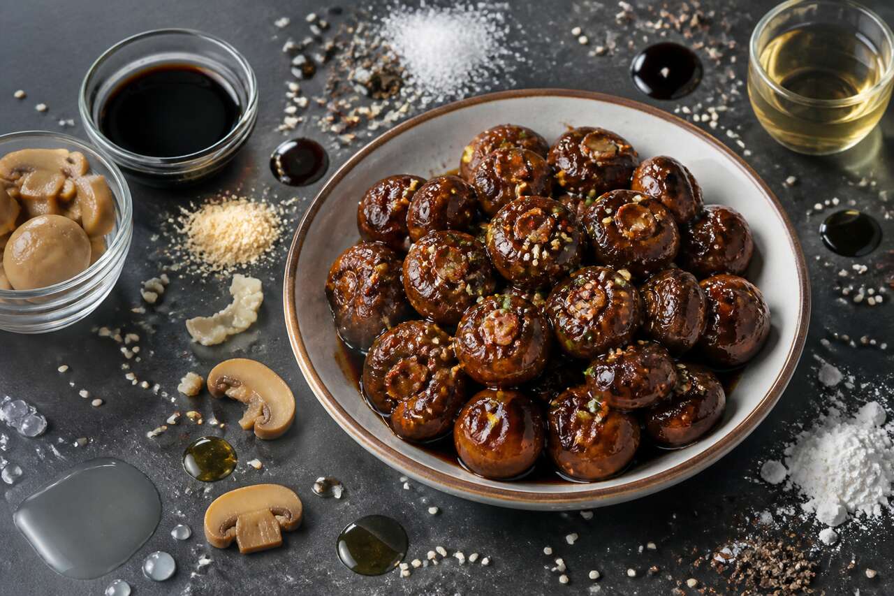 Champignons braisés à la sauce soja express : recette facile et rapide
