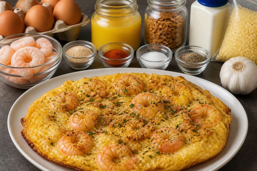Recette d'omelette aux crevettes savoureuse
