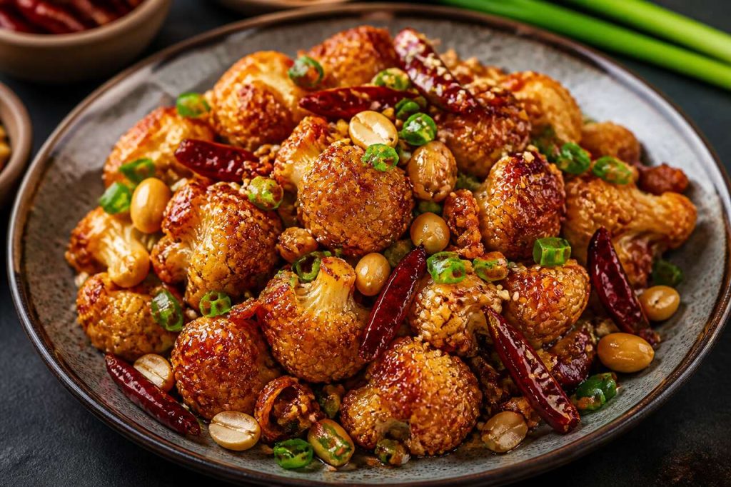 Chou-fleur Kung Pao : recette savoureuse et facile