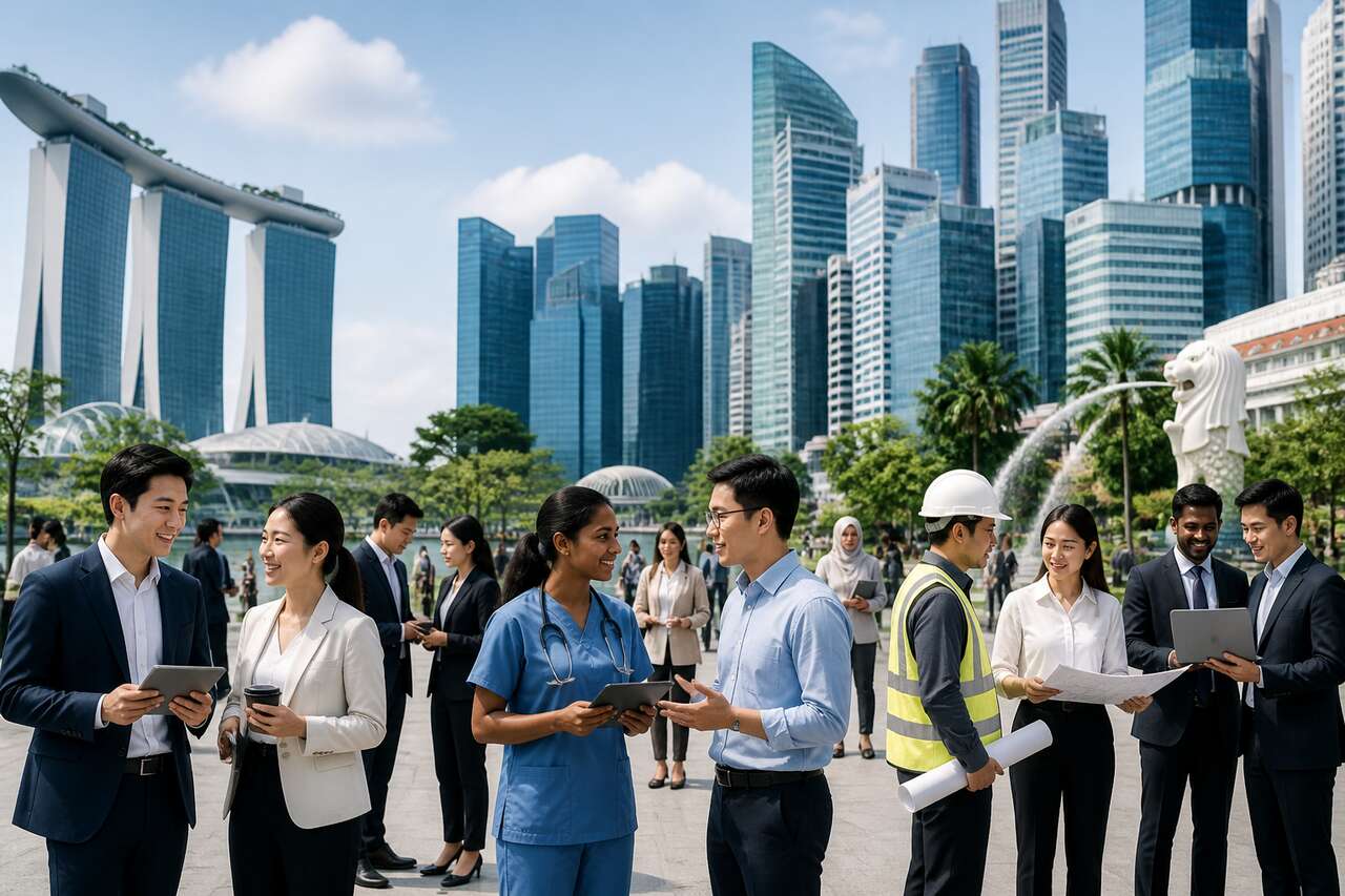 Dynamique du march&eacute; du travail &agrave; singapour