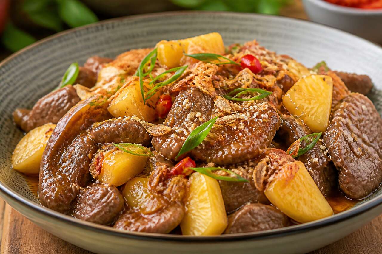 Bœuf sauté à l'ananas : recette exotique et savoureuse