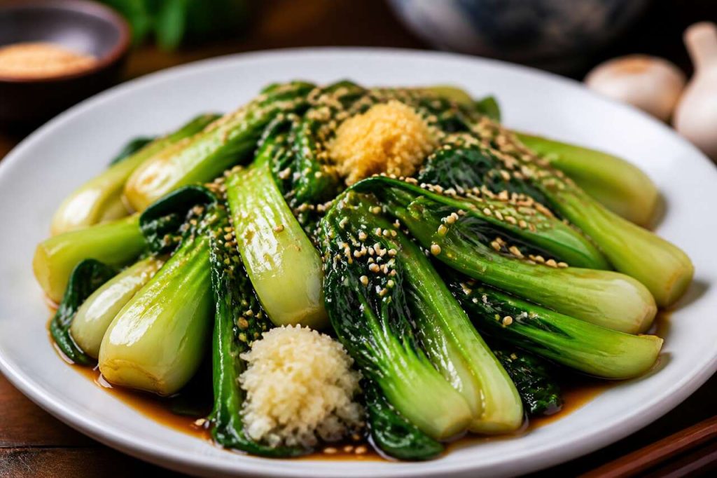 Recette de pak choï sauté nature : saveurs exotiques faciles