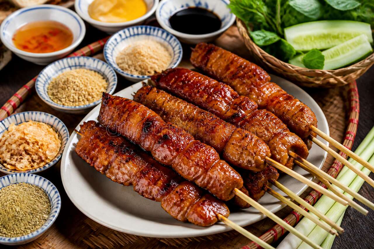 Brochettes de porc vietnamiennes : recette authentique