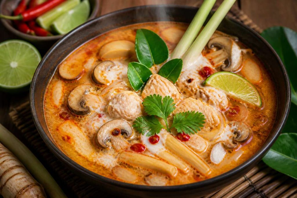 Recette de soupe Tom Yum au poulet