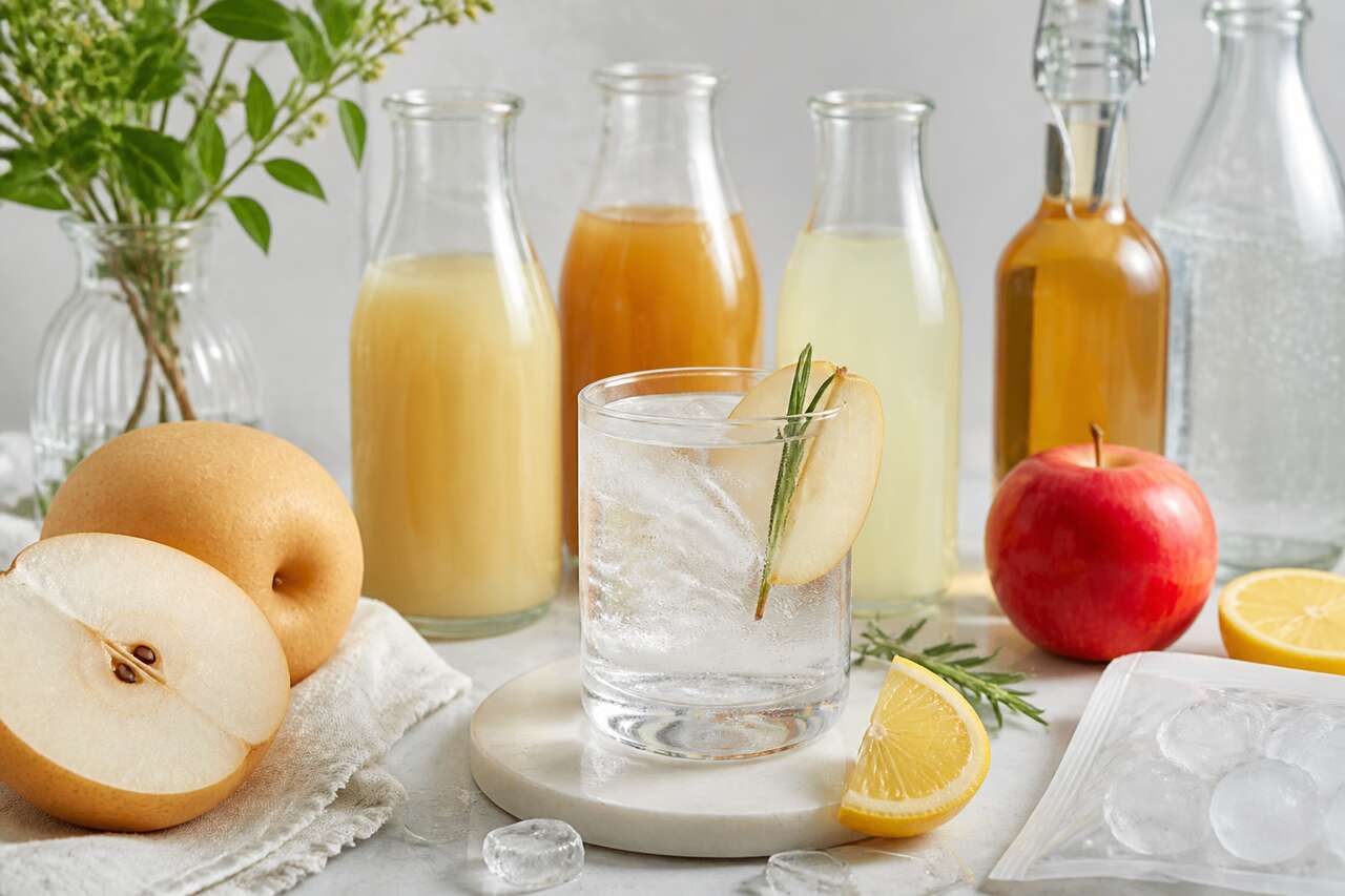 Recette du nashi juice : jus de pomme-poire asiatique frais